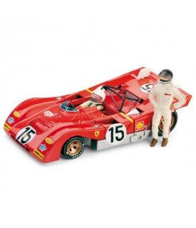 Ferrari 312 PB - Ickx & Regazzoni - 1000km Monza 1971 - Brumm 1/43