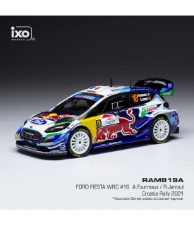 Ford Fiesta WRC - Fourmaux & Jamoul - WRC Croatia 2021 - Ixo 1/43