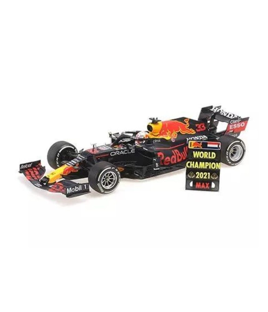 My Models - RedBull F1 - Verstappen - Abu Dhabi 2021 - Minichamps 1/18