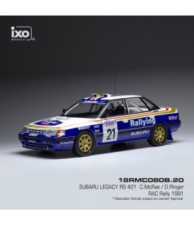 Subaru Legacy RS - Colin McRae - RAC Rally 1991 - Ixo 1/18