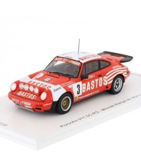 Porsche 911 SC RS Bastos - Snijers - Rallye de Wallonie 1984 - Spark 1/43