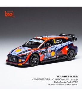 Hyundai i20 Rally1 - Tanak - Monte Carlo 2022 - Ixo 1/43