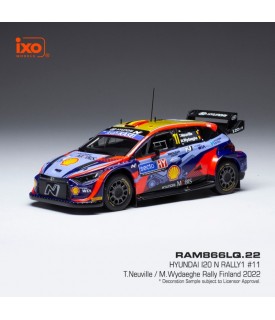 Hyundai i20 Rally1 - Neuville - Finland Rally 2022 - Ixo 1/43