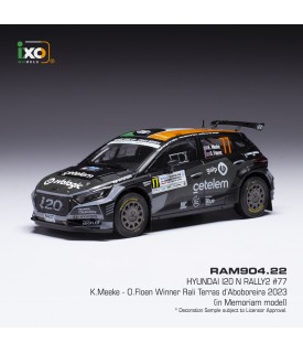 Hyundai i20 Rally2 - Meeke (hommage Breen) - Rallye Portugal 2023 - Ixo 1/43