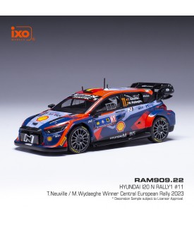 Hyundai i20 Rally1 - Neuville - Central European Rally 2023 - Ixo 1/43