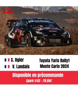 Toyota Yaris Rally1 - S. Ogier - Monte Carlo 2024 - Spark 1/43