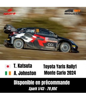 Toyota Yaris Rally1 - Katsuta - Monte Carlo 2024 - Spark 1/43