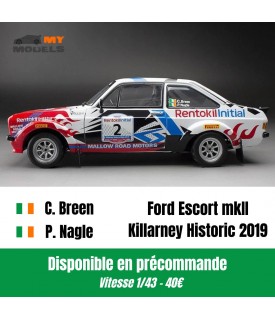 Ford Escort mkII - Breen - Killarney Rally 2019 - Vitesse 1/43