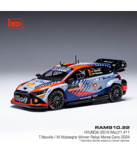 Hyundai i20 Rally1 - Neuville - Monte Carlo 2024 - Ixo 1/43