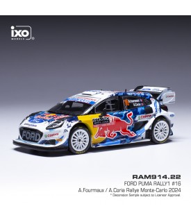 Ford Puma Rally1 - Fourmaux - Monte Carlo 2024 - Ixo 1/43