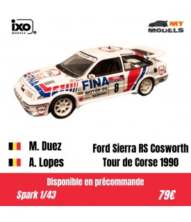 Ford Sierra RS Cosworth - Duez - Tour de Corse 1990 - Spark 1/43