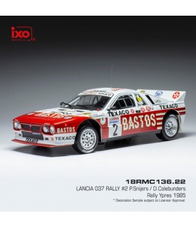 Lancia 037 Bastos - P. Snijers - Ypres Rally 1985 - Ixo 1/18