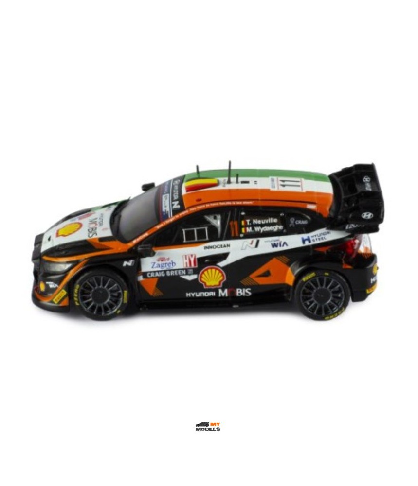 Hyundai i20 N Rally1 4 Rallye de Croatie 2023 Lappi - Ferm IXO RAM901 Hyundai i20 N Rally1 4 Rallye de Croatie 2023 Lappi - Ferm IXO RAM901