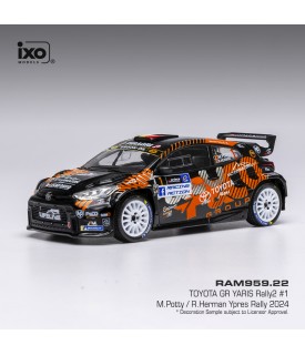 Toyota Yaris Rally2 - Potty - Ypres Rally 2024 - Ixo 1/43