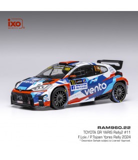 Toyota Yaris Rally2 - Loix - Ypres Rally 2024 - Ixo 1/43