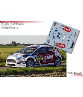 Decals 1/43 - B. Coene - Ford Fiesta R5 - Ypres Rally 2019