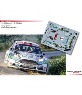Decals 1/43 - M. Edwards - Ford Fiesta R5 - Ypres Rally 2019