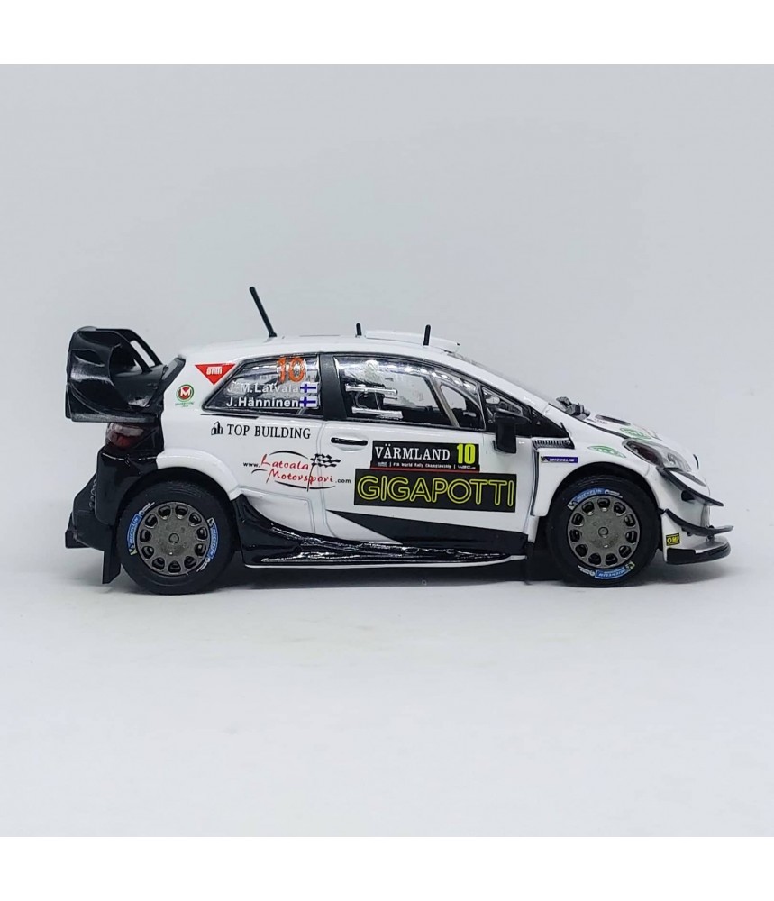 Décalcomanies ADDITIF Toyota Yaris WRC Rallye De Suède 2017 - Juho Hänninen - Échelle 1/43 - Neuf - Pour Maquettistes