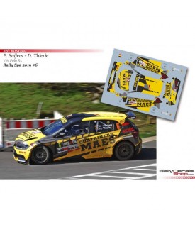 Decals 1/43 - P. Snijers - VW Polo R5 - Spa Rally 2019